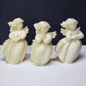 Windsong Angels Morcaldo & Lucchesi Angel Figurines Ivory Resin 1996 - Set of 3